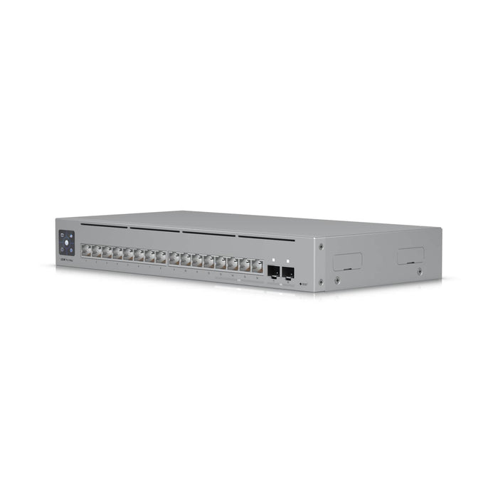 Ubiquiti UniFi Network,Pro Max 16 Switch,16 - port, Layer 3 Etherlighting, 2.5 GbE, Power Supply 5V, 25W, Versatile Mounting Options. - Macfixit Australia