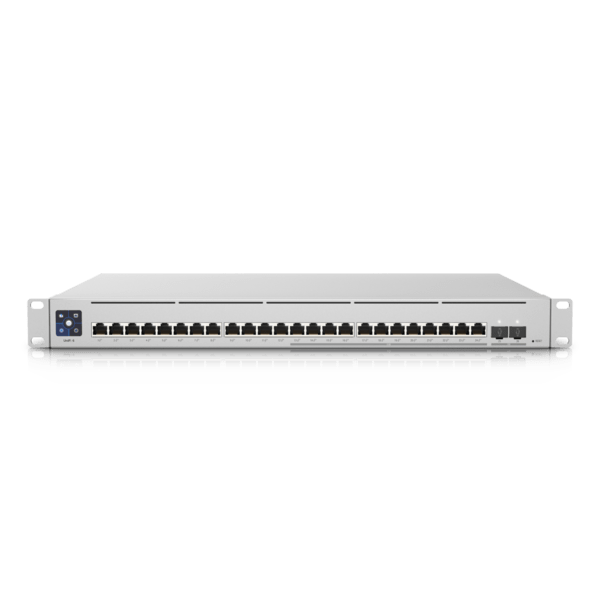 Ubiquiti UniFi Switch Enterprise 24 - port PoE+ 12x2.5GbE 12x1GbE Ports, For Wi - Fi 6 AP, 2x 10g SFP+ Ports, Managed Layer 3 Switch (400W) - Macfixit Australia