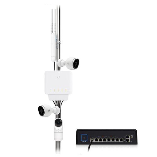 Ubiquiti UniFi USW Flex - Managed, Layer 2 Gigabit Switch with Auto - sensing 802.3af PoE Support. 1x PoE In, 4x PoE Out - Macfixit Australia