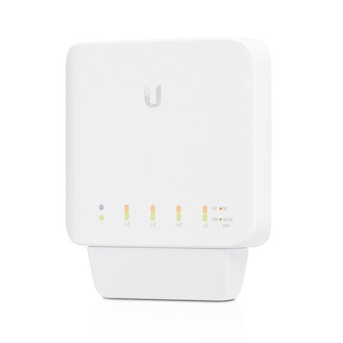Ubiquiti UniFi USW Flex - Managed, Layer 2 Gigabit Switch with Auto - sensing 802.3af PoE Support. 1x PoE In, 4x PoE Out - Macfixit Australia