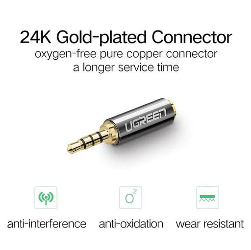 Ugreen 2.5 mm Male to 3.5 mm Female Adapter - Macfixit Australia