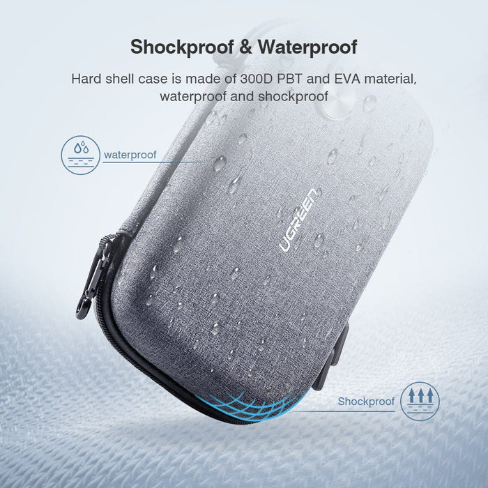 UGREEN Travel Storage Case - Grey - Macfixit Australia