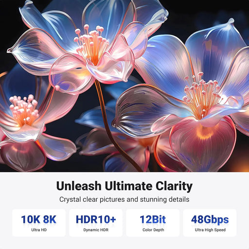UGREEN Ultra High Speed HDMI 2.1 Cable – 8K@60Hz / 4K@240Hz Braided - Macfixit Australia