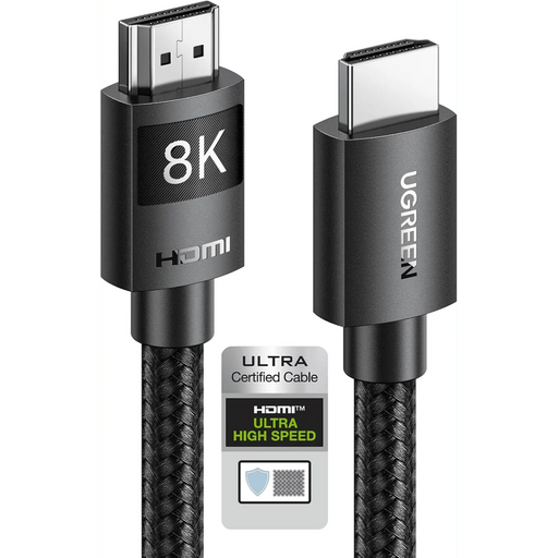 UGREEN Ultra High Speed HDMI 2.1 Cable – 8K@60Hz / 4K@240Hz Braided - Macfixit Australia