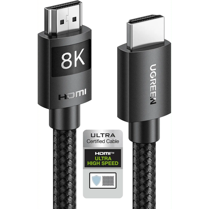 UGREEN Ultra High Speed HDMI 2.1 Cable – 8K@60Hz / 4K@240Hz Braided - Macfixit Australia
