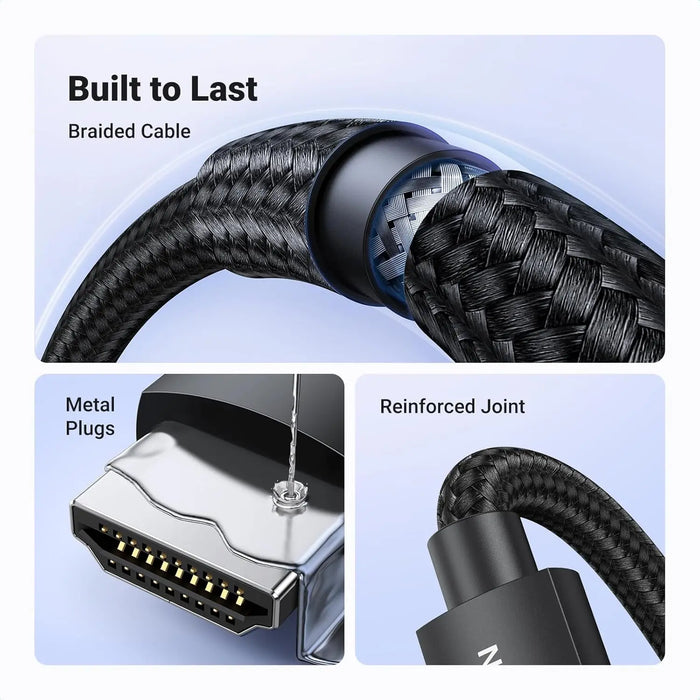 UGREEN Ultra High Speed HDMI 2.1 Cable – 8K@60Hz / 4K@240Hz Braided - Macfixit Australia