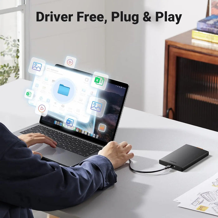 UGREEN USB - C External Enclosure for 2.5 Inch SATA SSD and HDD - Macfixit Australia