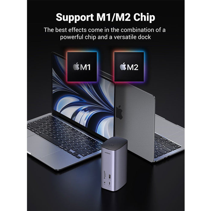 UGREEN USB - C Multifunction Docking Station Pro 12 in 1 - Macfixit Australia