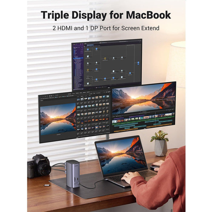 UGREEN USB - C Multifunction Docking Station Pro 12 in 1 - Macfixit Australia