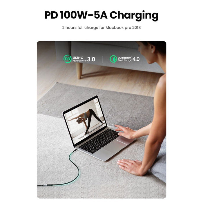 UGREEN USB - C to USB - C Extension Cable 1m - Black - Macfixit Australia