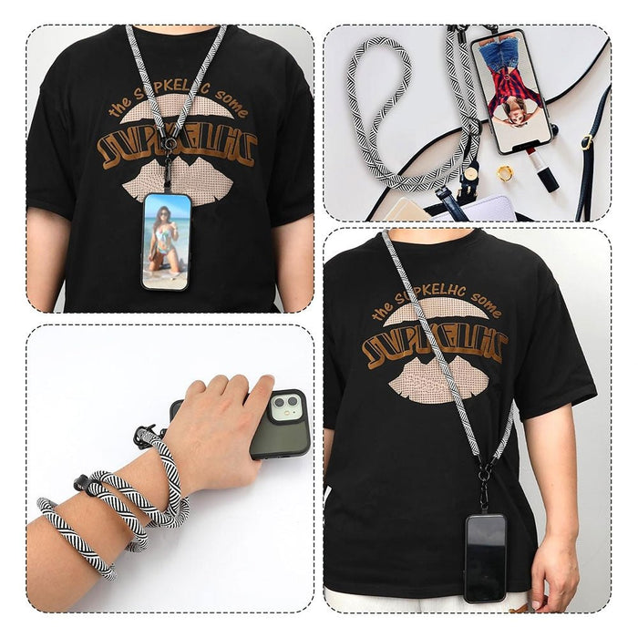 Universal Crossbody Cell Phone Lanyard Round Rope - Macfixit Australia