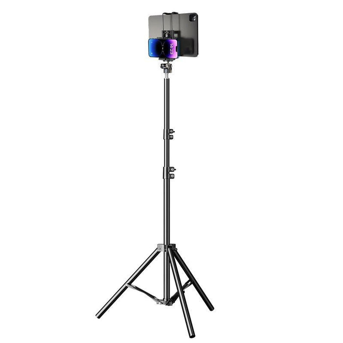 Universal Tablet Floor Stand Tripod – Height Adjustable Holder up to 2.1m for 4–13" iPads, iPhones, and Tablets - Macfixit Australia