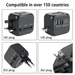 Universal Travel Adapter with Dual USB and USB - C port - Macfixit Australia
