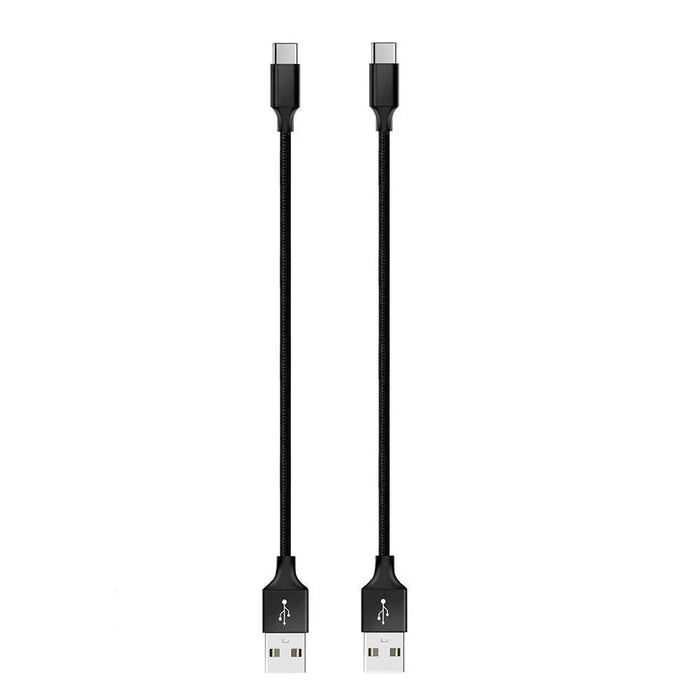 USB - A to USB - C Short Cable, 2 - Pack - Macfixit Australia