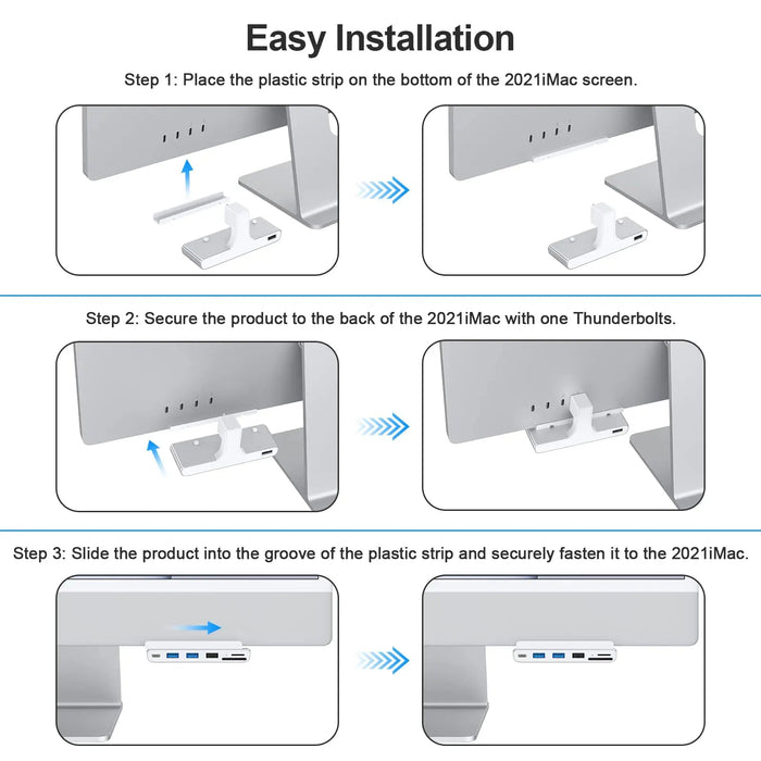 USB - C Clamp Hub for iMac 24 - inch - Macfixit Australia