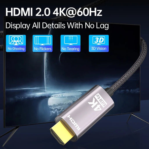 USB C to HDMI Cable 4K60Hz UHD - 1.0M - Macfixit Australia