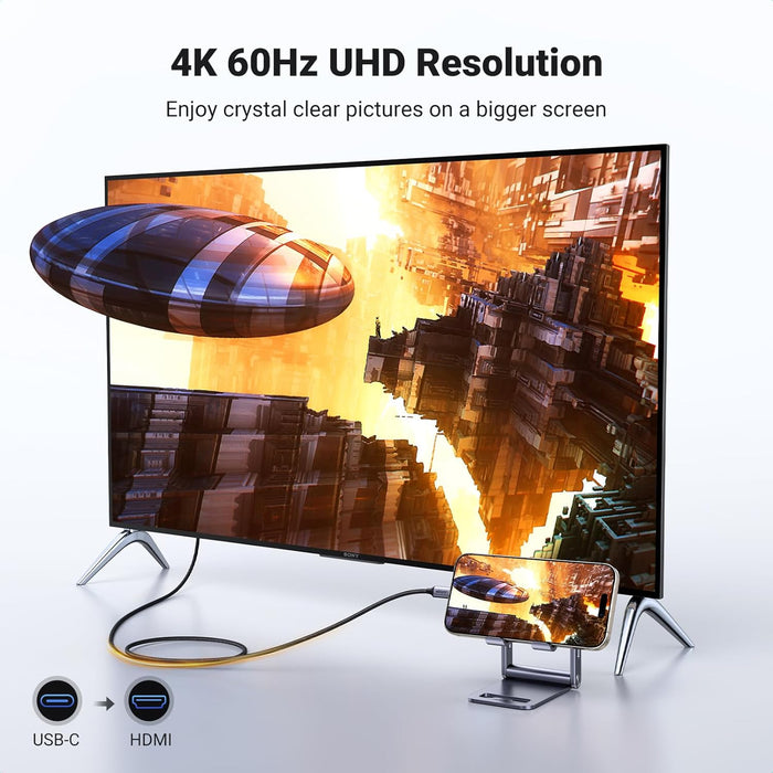 USB C to HDMI Cable 4K60Hz UHD - 3.0M - Macfixit Australia