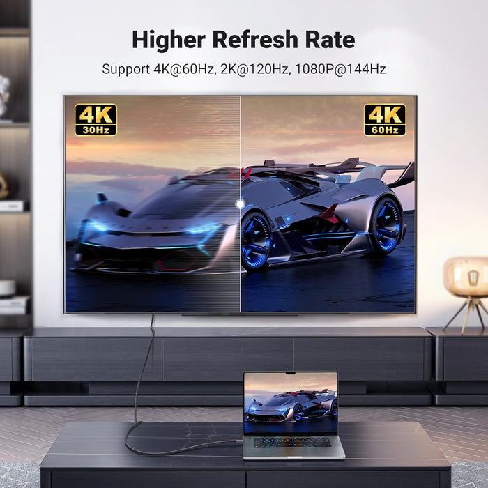 USB C to HDMI Cable 4K60Hz UHD - 3.0M - Macfixit Australia