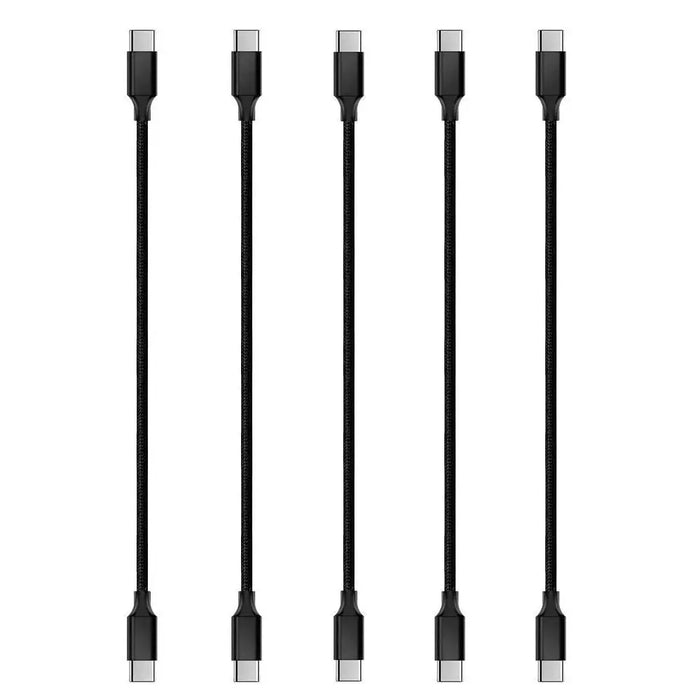 USB - C to USB - C Short Cable, 5 - Pack - Macfixit Australia