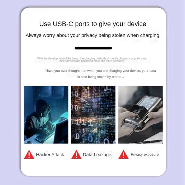 USB Type - C Data Blocker - Protect Your Data, Fast Charge - Macfixit Australia