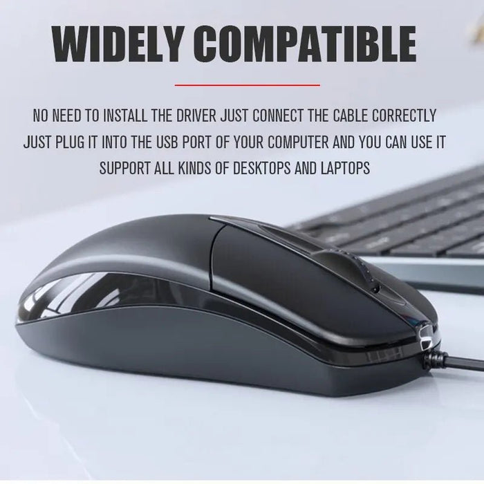 USB Wired Optical Mouse - Macfixit Australia