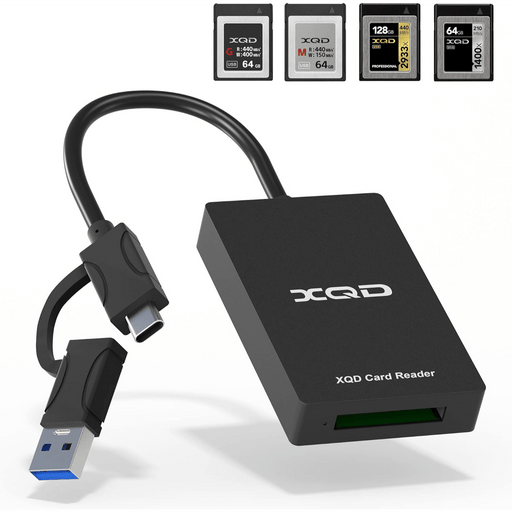 XQD Card Reader USB-C + USB-A (5Gbps, Sony G/M & Lexar Compatible) - Macfixit Australia