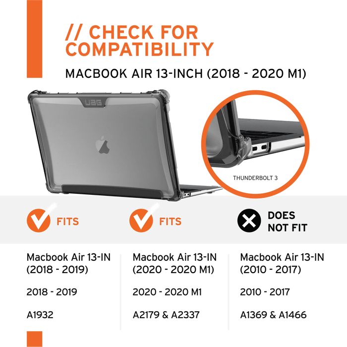 UAG MacBook Air 13" Plyo - Ice