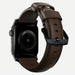 Nomad Traditional Strap for Apple Watch 42-44mm Rustic Brown - Black Hardware