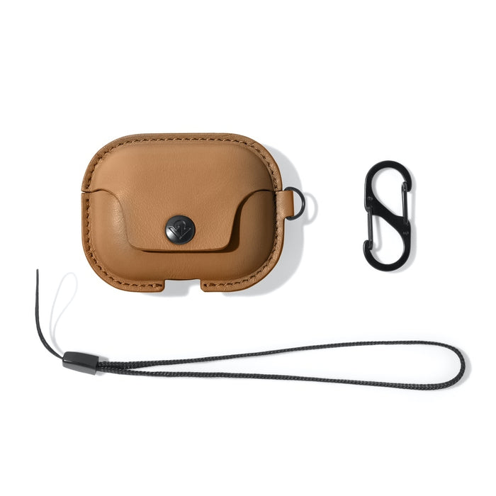 Twelve South AirSnap for AirPods Pro - Cognac