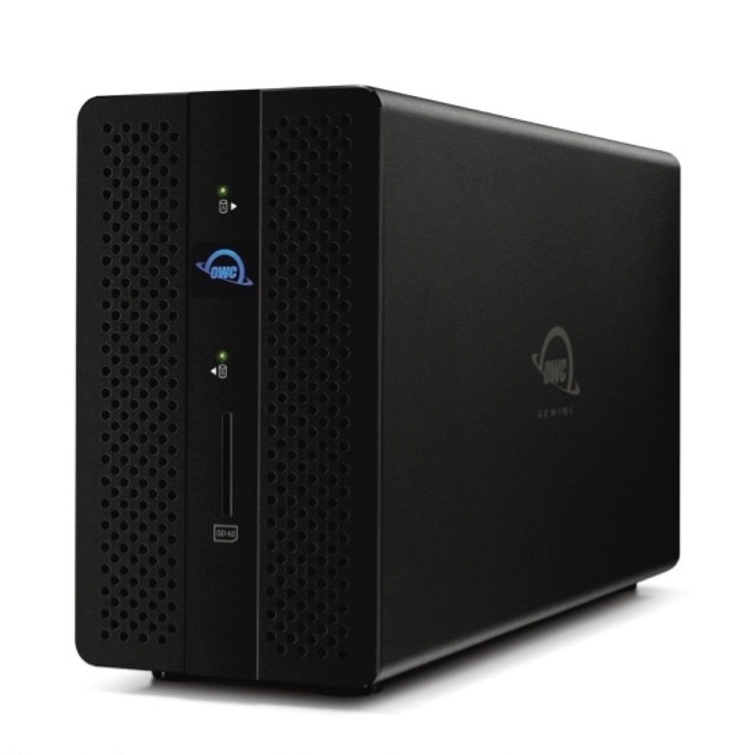12.0TB OWC Gemini - Thunderbolt 3 Dock and Dual - Drive RAID Solution - Macfixit Australia