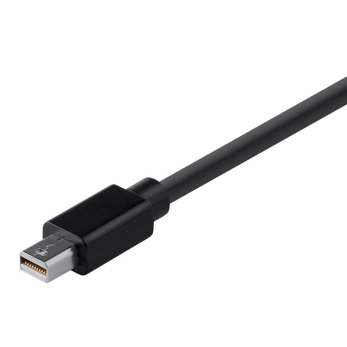 Monoprice Mini DisplayPort 1.1 to HDMI® Adapter with Audio Support, Black