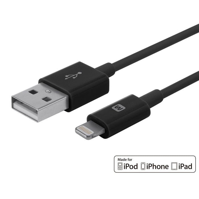 Select Series Apple MFi Certified Lightning to USB Charge &amp; Sync Cable 6ft Black