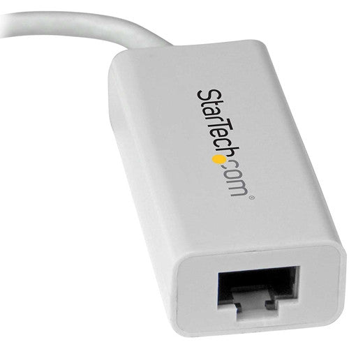 StarTech USB 3.1 Gen 1 Type-C Male to Gigabit Ethernet Female Adapter - White