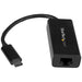StarTech USB 3.1 Gen 1 Type-C Male to Gigabit Ethernet Female Adapter - Black