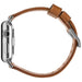 Nomad Horween Leather Strap for Apple Watch 42mm - Rustic Brown Silver hardware