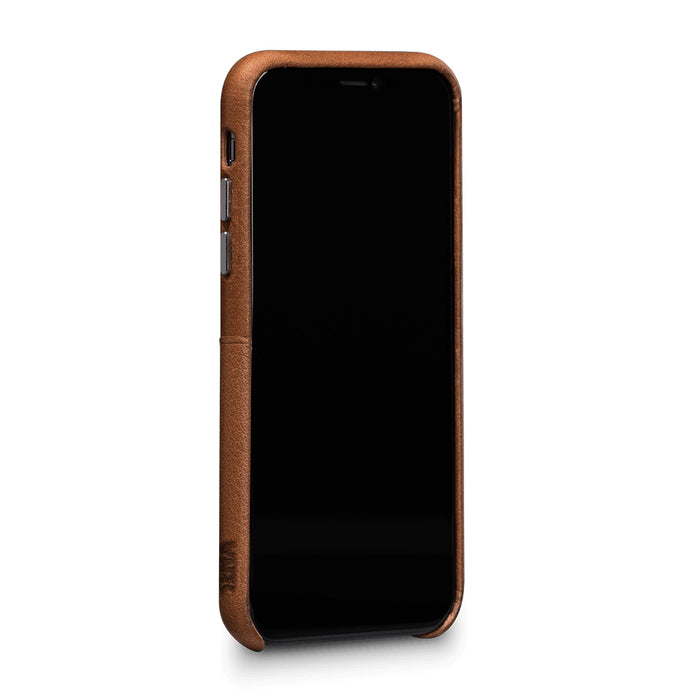 Sena Bence Snap-on Leather Wallet case for iPhone X-Xs - Brown