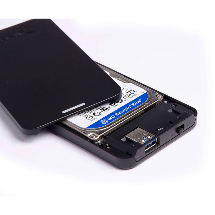 Sabrent 2.5" SATA to USB 3.0 Tool-Free External Hard Drive Enclosure - Black