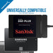 Sabrent USB 3.1 Type-A to SSD - 2.5-Inch Hard Drive Adapter Optimized for SSD, Support UASP SATA III