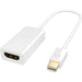 Mini DisplayPort to HDMI Adapter 4K with Audio Support - White