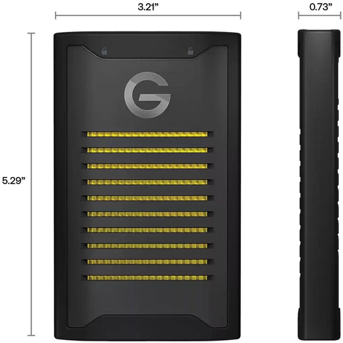 SanDisk Professional G-Technology G-DRIVE ArmorLock 2TB USB 3.2 Gen 2 External SSD