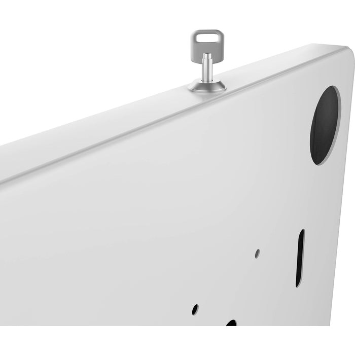 CTA Digital Locking Tablet Wall Mount for Select iPads, Galaxy Tablets, and More - White