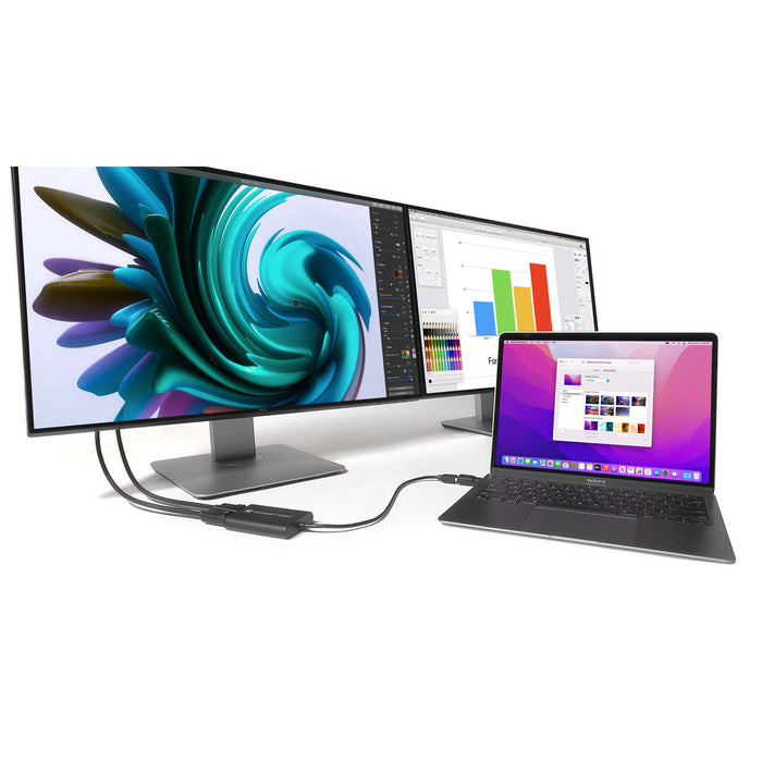 Sonnet DisplayLink USB Type-A to Dual DisplayPort Adapter for M1 & M2 Macs