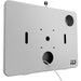 CTA Digital Locking Tablet Wall Mount for Select iPads, Galaxy Tablets, and More - White