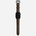 Nomad Traditional Strap for Apple Watch 42-44mm Rustic Brown - Black Hardware