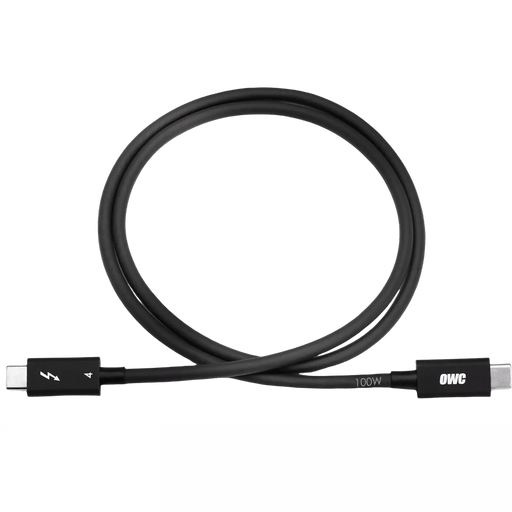 2.0 Metre OWC Thunderbolt 4 - USB - C Cable - Black - Macfixit Australia