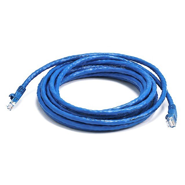 4.2m 24AWG Cat6 550MHz UTP Ethernet Bare Copper Network Cable - Blue