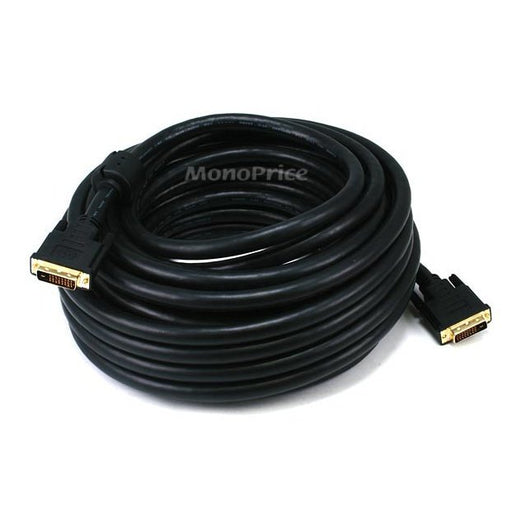 15m 24AWG CL2 Dual Link DVI-D Cable - Black