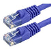 7.6m 24AWG Cat6 550MHz UTP Ethernet Bare Copper Network Cable - Purple