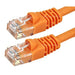 0.9m 24AWG Cat6 500MHz Crossover Ethernet Bare Copper Network Cable - Orange