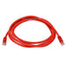 2.1m 24AWG Cat6 500MHz Crossover Ethernet Bare Copper Network Cable - Red